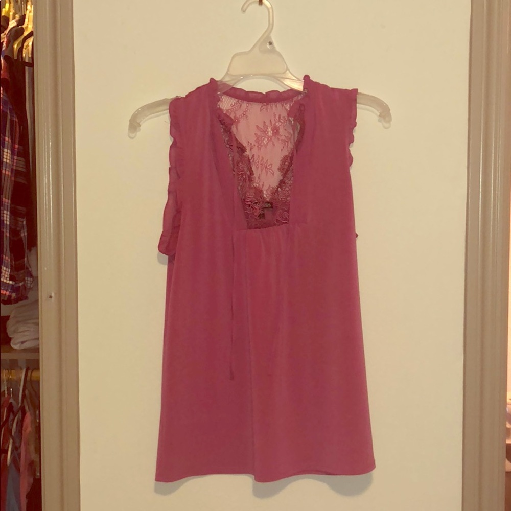 Express Lacy Top